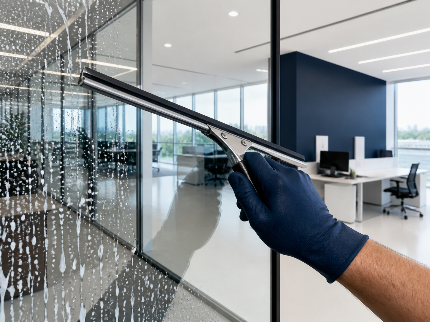 Commercial Window Cleaning commercial facility